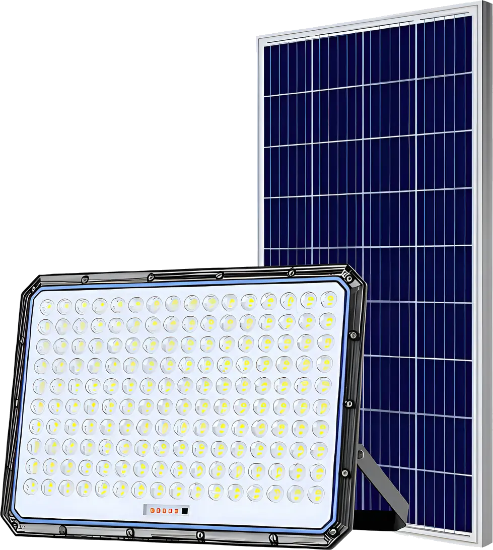 Reflector Solar LED 5000W con Panel y Control Remoto | IP66